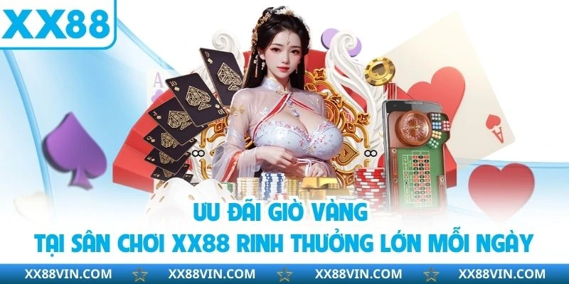 Ưu Đãi Giờ Vàng Tại Sân Chơi XX88 - Rinh Thưởng Lớn Mỗi Ngày 1 ưu đãi giờ vàng